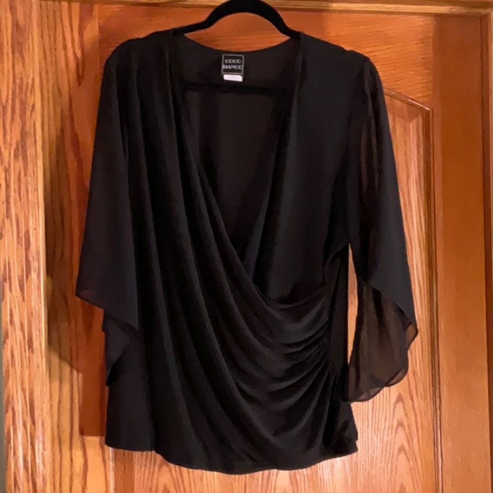 Lightweight black blouse by Coco Bianco